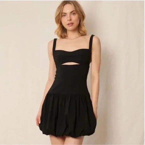 ZARA BALLOON MINI DRESS NWT - Picture 4 of 16